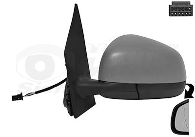 Наружное зеркало VAN WEZEL 2916817 для SMART FORTWO
