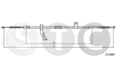 CABLU FRANA DE PARCARE STC T483527