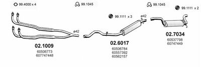 SISTEM DE ESAPAMENT ASSO ART0051