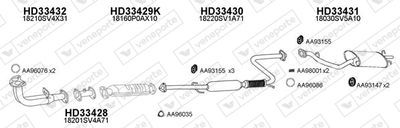 ABGASANLAGE VENEPORTE 330071