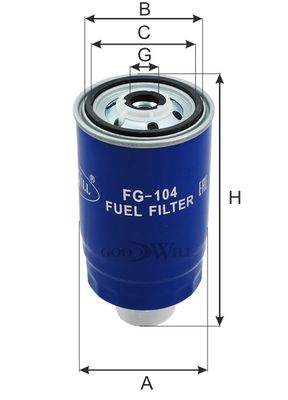 FG 104 GOODWILL Топливный фильтр