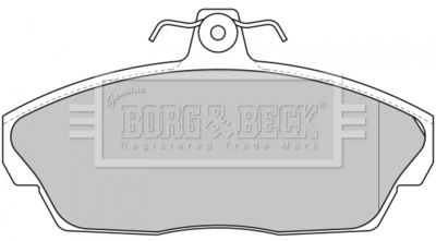 BORG & BECK BBP1662 Тормозные колодки и сигнализаторы  для LAND ROVER FREELANDER I Soft Top (L314) 2.0 DI 4x4