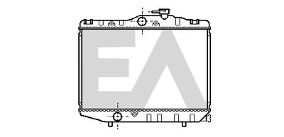 Радиатор, охлаждение двигателя EACLIMA 31R71021 для TOYOTA STARLET