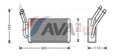 SCHIMBăTOR DE CăLDURă îNCăLZIRE HABITACLU