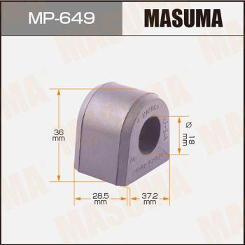 Втулка, стабилизатор MASUMA MP-649 для SUBARU LEONE