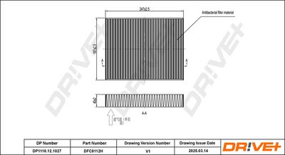 FILTER INNENRAUMLUFT DR!VE+ DP1110121027 1
