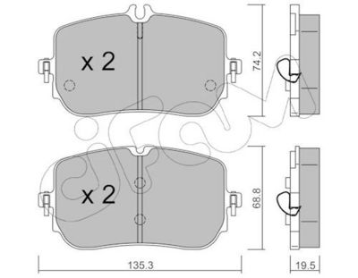 SET PLACUTE FRANA FRANA DISC CIFAM 82212680