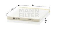 Filter, Innenraumluft MANN-FILTER CU 1912
