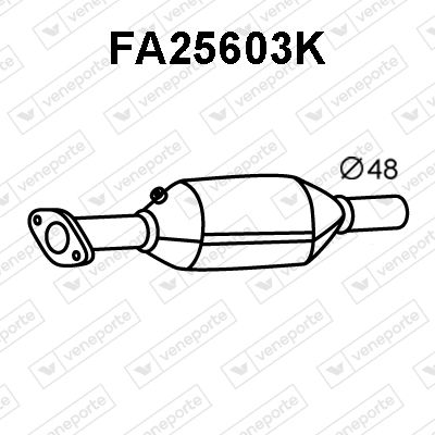 Катализатор VENEPORTE FA25603K для FIAT ALBEA