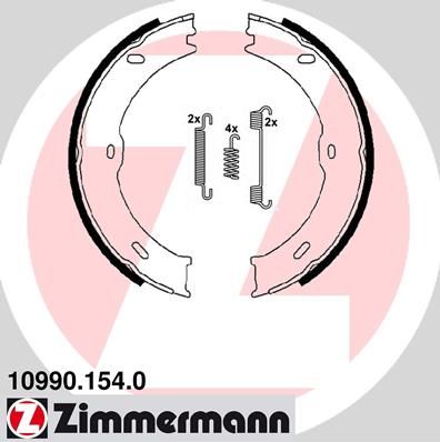 ZIMMERMANN Bremsbackensatz, Feststellbremse (10990.154.0)