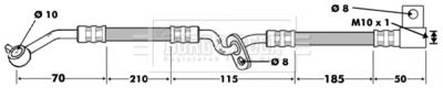 Brake Hose Borg & Beck BBH7482