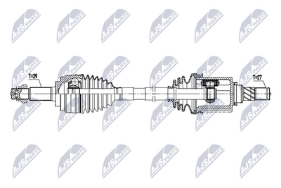 полуоска NTY NPW-NS-230