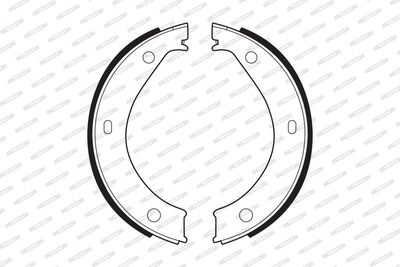 BREMSBACKENSATZ FESTSTELLBREMSE FERODO FSB272 1