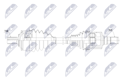 Hnací hřídel NTY NPW-VV-176