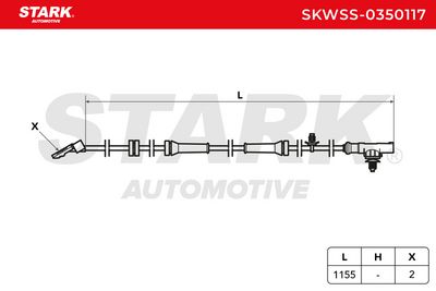 датчик, обороти на колелото STARK SKWSS-0350117