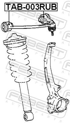 SUPORT TRAPEZ FEBEST TAB003RUB 1