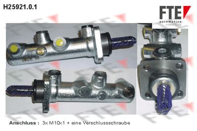 FTE 9220376 Ремкомплект тормозного цилиндра  для FIAT DUCATO (Фиат Дукато)