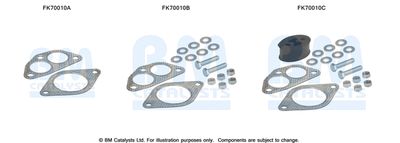 Монтажен комплект, изпускателна тръба BM Catalysts FK70010