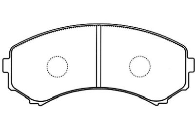 Kavo Parts Stabdžių trinkelių rinkinys, diskinis stabdys