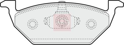 APEC Brake Pad Set, disc brake PAD1062