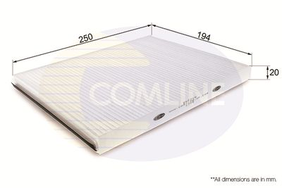 Filter, interior air COMLINE EKF219