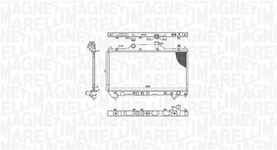 RADIATOR RACIRE MOTOR MAGNETI MARELLI 350213186200 1