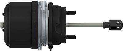 Brake servo-motor Achter (24/30, beroerte: 64mm/64mm, M22x1,5mm, 215, trommel, met vork)