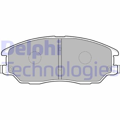 Комплект тормозных колодок, дисковый тормоз DELPHI LP1857 для SSANGYONG STAVIC