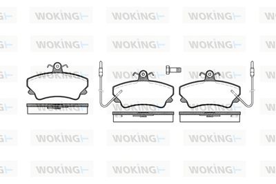 WOKING P5093.02 Тормозные колодки и сигнализаторы для RENAULT ESPACE II (J/S63_) 2.1 TD (J633, J634, J/S635, J/S63D) WOKING P5093.02 Тормозные колодки и сигнализаторы для RENAULT ESPACE II (J/S63_) 2.1 TD (J633, J634, J/S635, J/S63D)