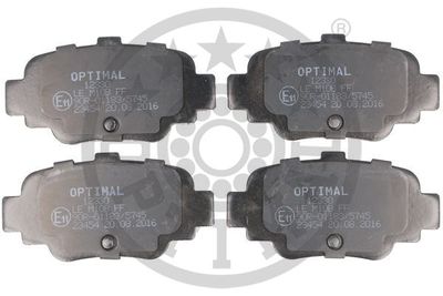 OPTIMAL BP-12330 Тормозные колодки и сигнализаторы  для NISSAN MICRA II (K11) 1.0 i 16V
