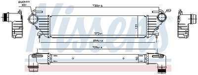 INTERCOOLER COMPRESOR NISSENS 96272 5