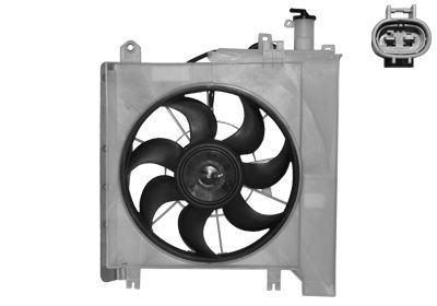 Вентилятор, охлаждение двигателя VAN WEZEL 0910746 для CITROËN C1