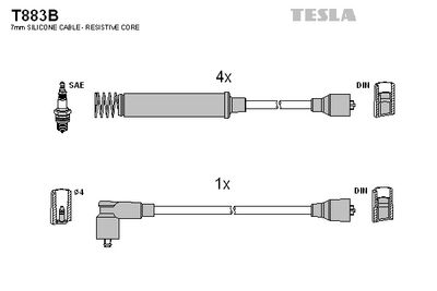 SET CABLAJ APRINDER TESLA T883B