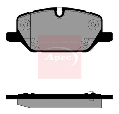 APEC Brake Pad Set, disc brake PAD2538
