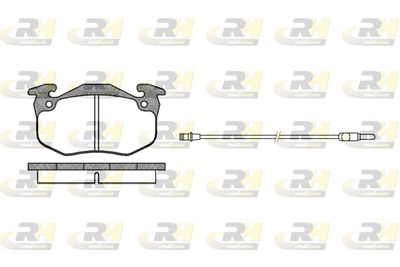 Комплект тормозных колодок, дисковый тормоз ROADHOUSE 2144.32 для RENAULT SUPER