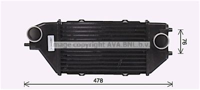 Интеркулер AVA QUALITY COOLING HD4319 для HONDA FR-V