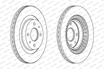 BREMSSCHEIBE FERODO DDF1147 1