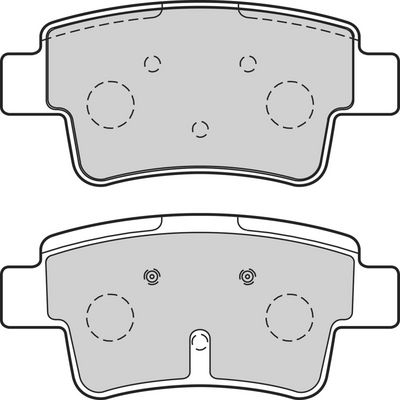 BREMSBELAGSATZ SCHEIBENBREMSE VALEO 302634 1