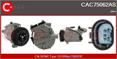 COMPRESOR CLIMATIZARE CASCO CAC75062AS