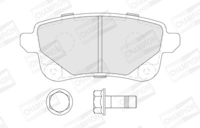 BREMSBELAGSATZ SCHEIBENBREMSE CHAMPION 573785CH 1