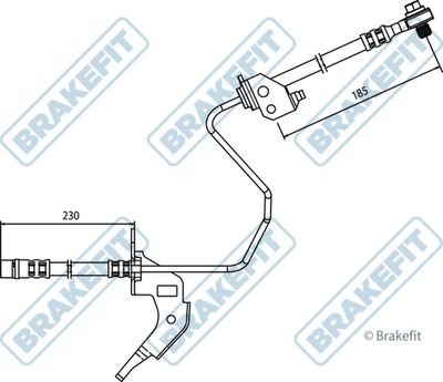 APEC Brake Hose BHO4290