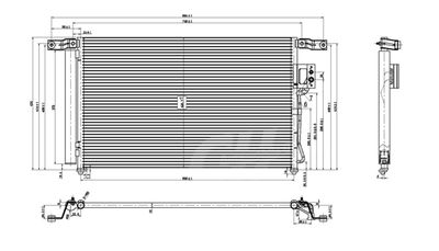 HART 612 216 Радиатор кондиционера для HYUNDAI SANTA FÉ II (CM) 2.2 CRDi 4x4 HART 612 216 Радиатор кондиционера для HYUNDAI SANTA FÉ II (CM) 2.2 CRDi 4x4