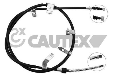 Тросик, cтояночный тормоз CAUTEX 763244 для MITSUBISHI L200