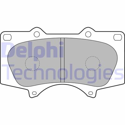 Комплект тормозных колодок, дисковый тормоз DELPHI LP1782 для TOYOTA TUNDRA