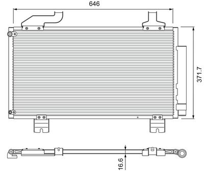 Condenser, air conditioning 814417