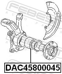 Wheel Bearing DAC45800045