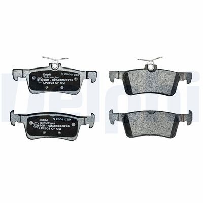 Brake Pad Set, disc brake LP2503