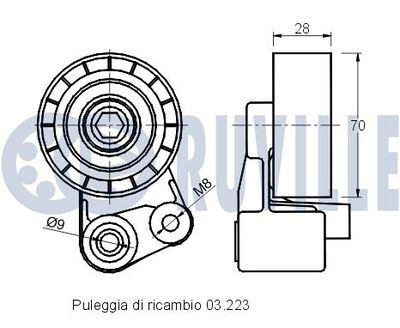 INTINZATOR CUREA CUREA DISTRIBUTIE RUVILLE 540285 1