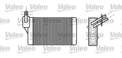 VALEO 812030 Радіатор пічки для VW (Фольксваген_)