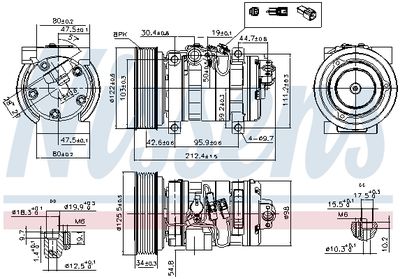COMPRESOR CLIMATIZARE NISSENS 89609 8